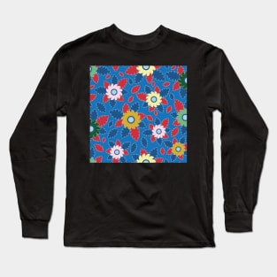 Floral bouquet in bold and vibrant colours Long Sleeve T-Shirt